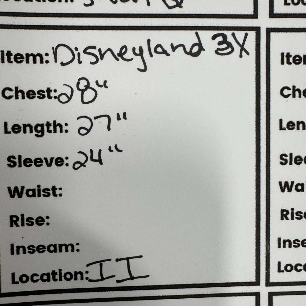 MICKEY MOUSE DISNEYLAND~Long Sleeve~Dark Grey Pullover~Metallic~Sz XLarge - Picture 7 of 7